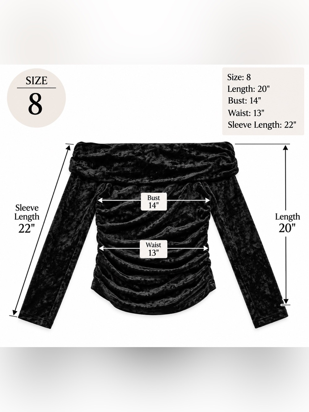 Antonio Melani Women's Black Velvet Off-Shoulder Top Maxi Skirt Set Size 8 NWT - Picture 8 of 16